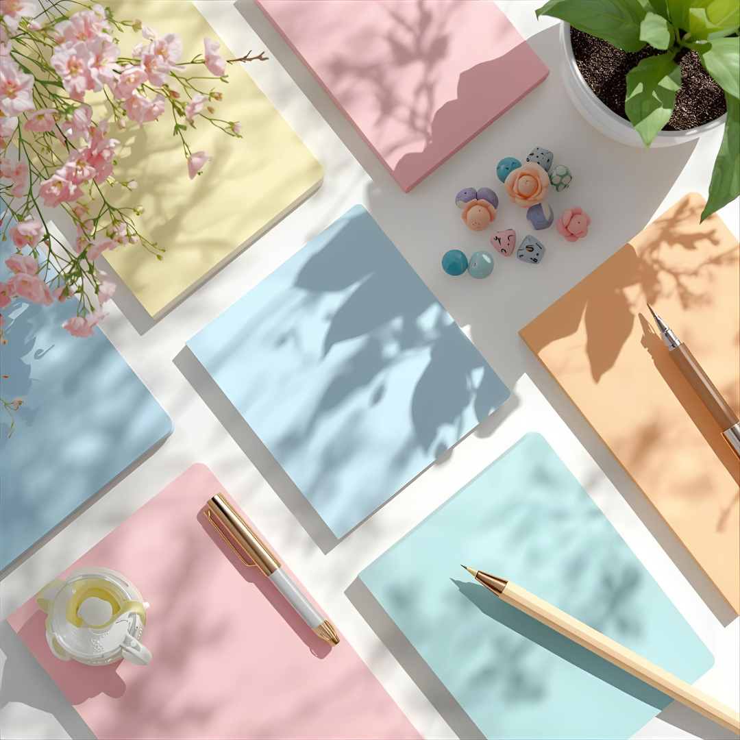 Cute notepads and memo pads for notes, lists, reminders, and journaling
