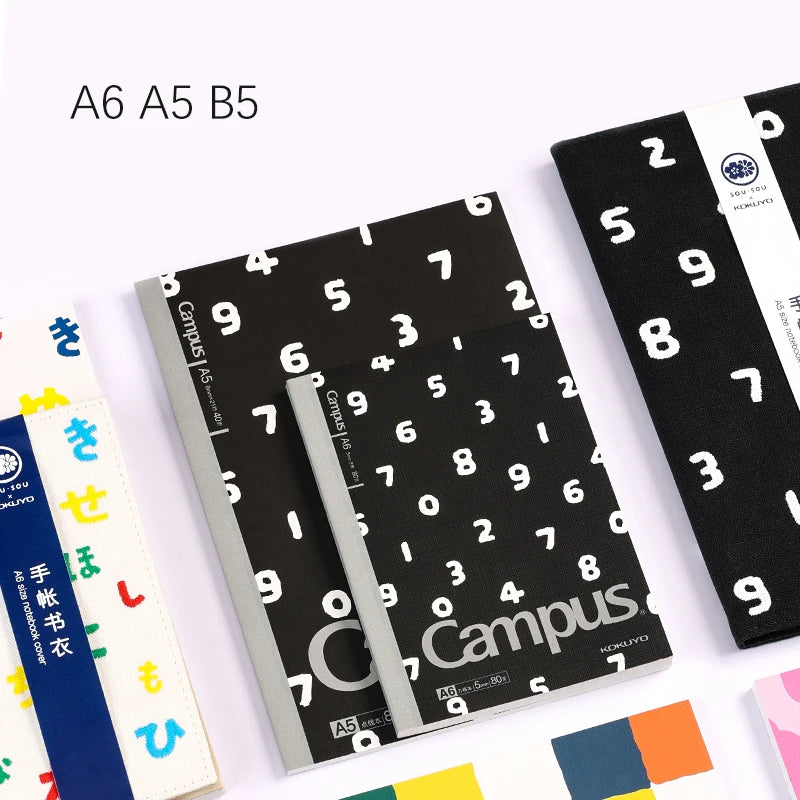Set of notebooks with 'Campus' branding on a white background