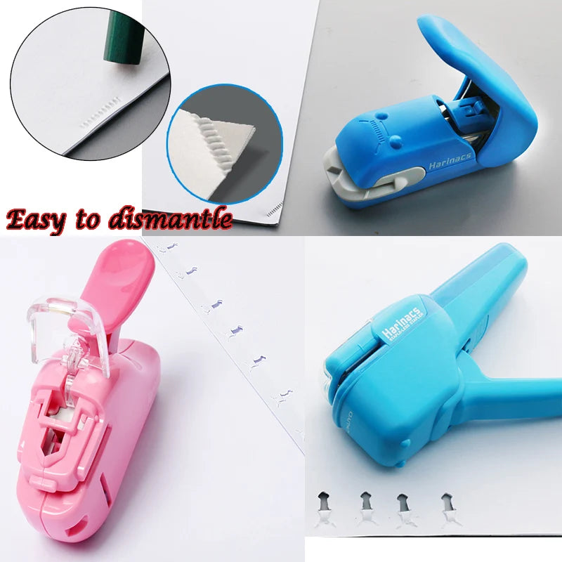 KOKUYO Staple-Free Stapler Harinacs Press