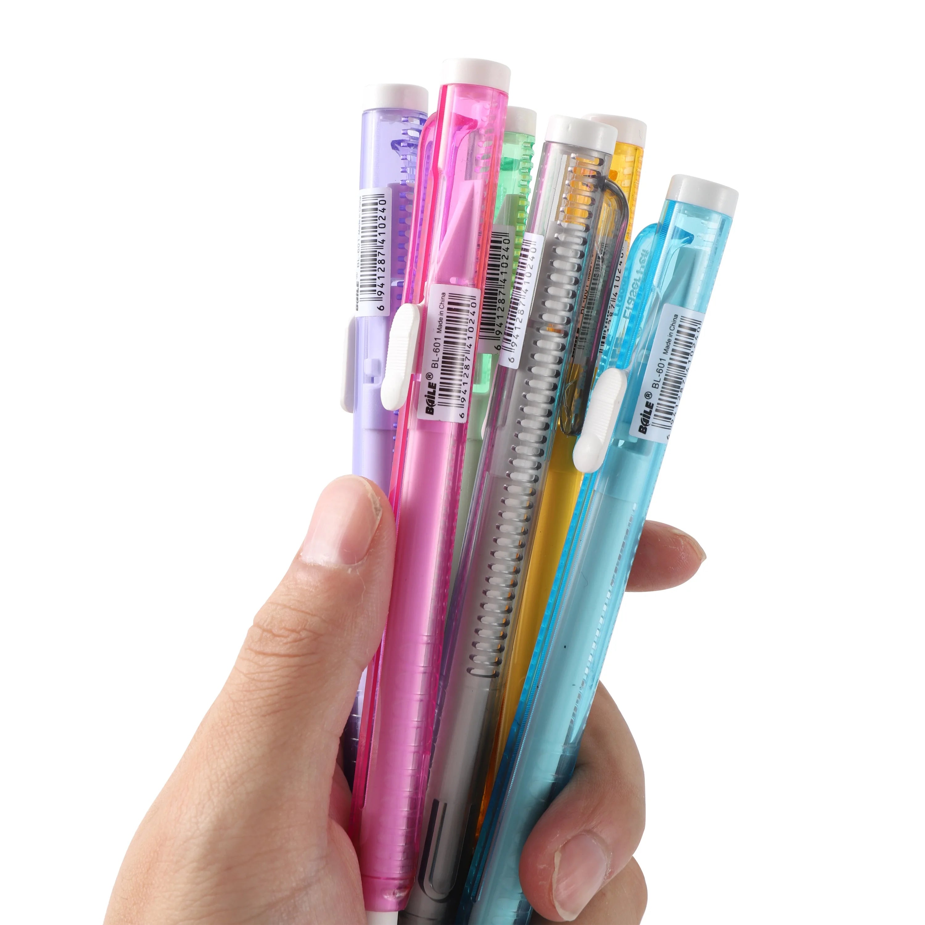 Eraser Pen Fun Kawaii colours transparent