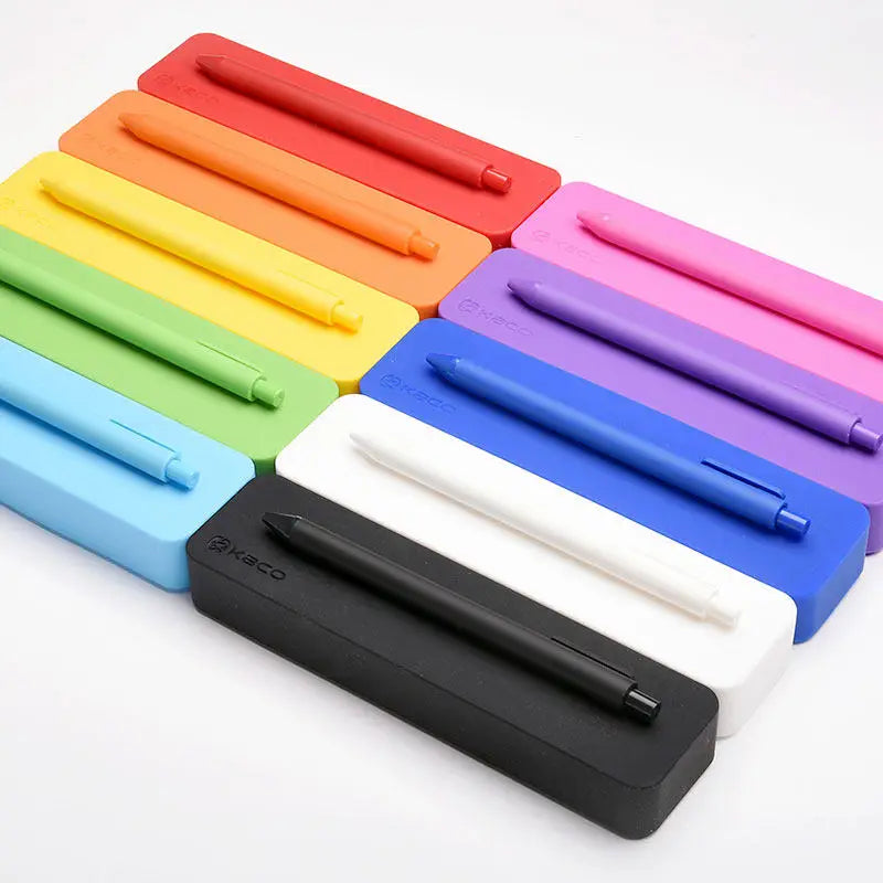 Pencil Case with Gel Pen KACO Silicone Japanese
