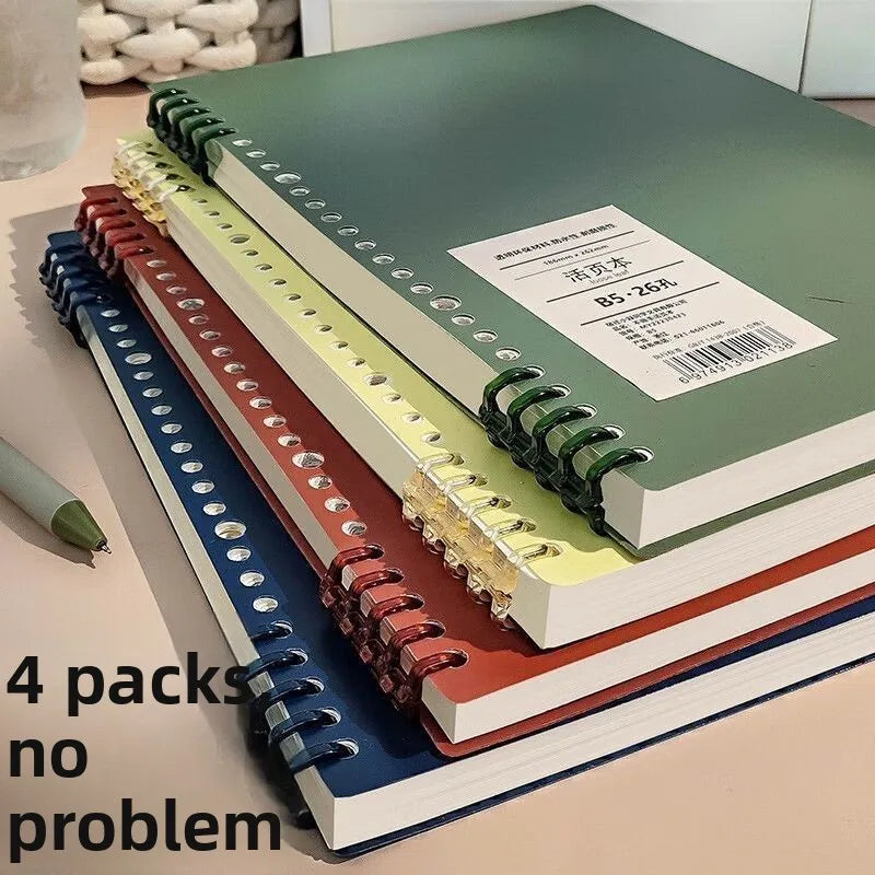 Notebook B5 Super-thick Detachable Sheets