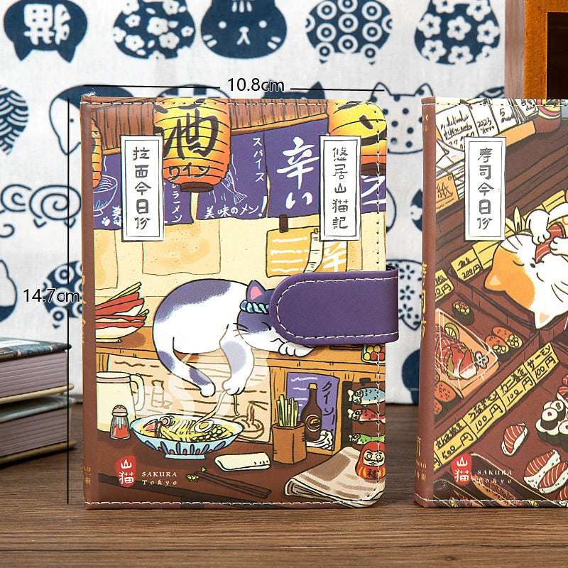 Notebook A6 Kawaii Cartoon Cat Japanese Art