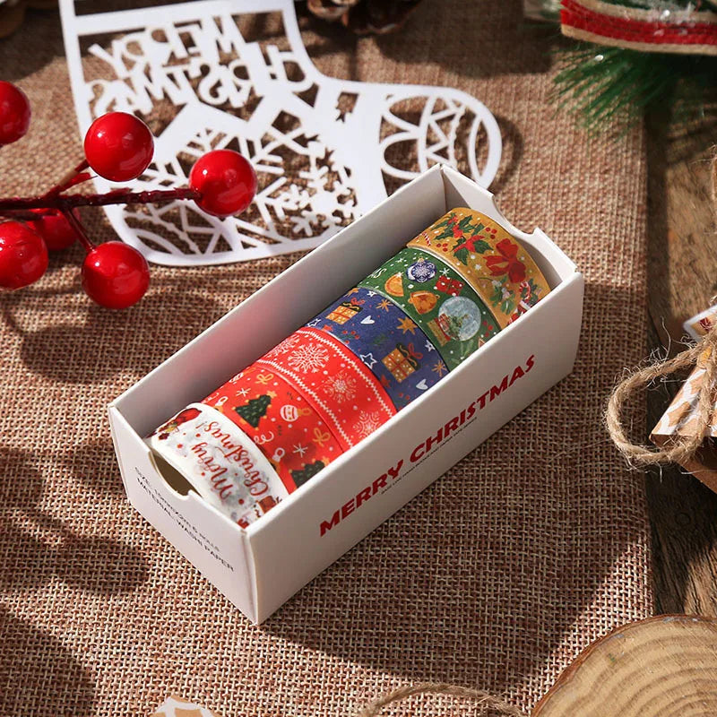 Washi Tape Christmas 6 pcs Japanese
