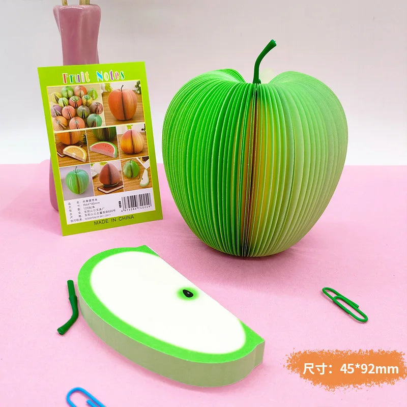 Sticky Notepads 125 Sheets Fruits Kawaii