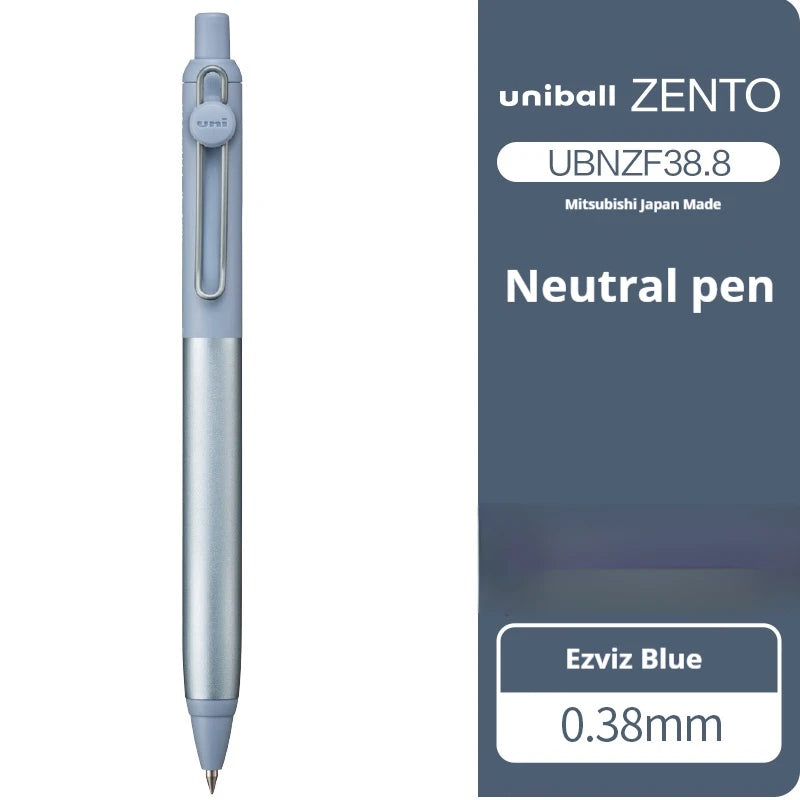 UNI-ball ZENTO Aluminum Grip Metal Pen,0.38/0.5mm With Original Refills