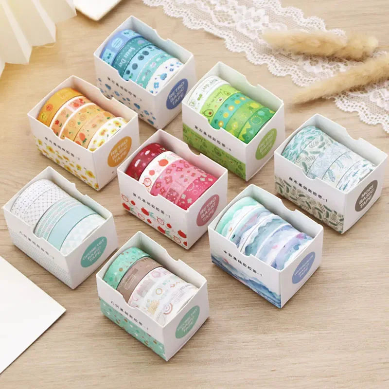 Washi Ribbon Set 4 pcs Japanese