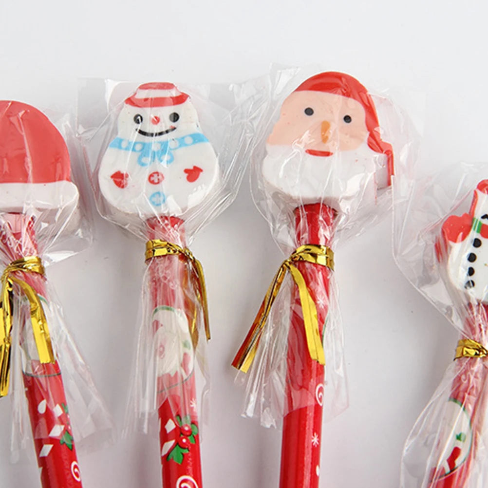Pencil with Eraser Christmas 12 or 24 pcs Kawaii