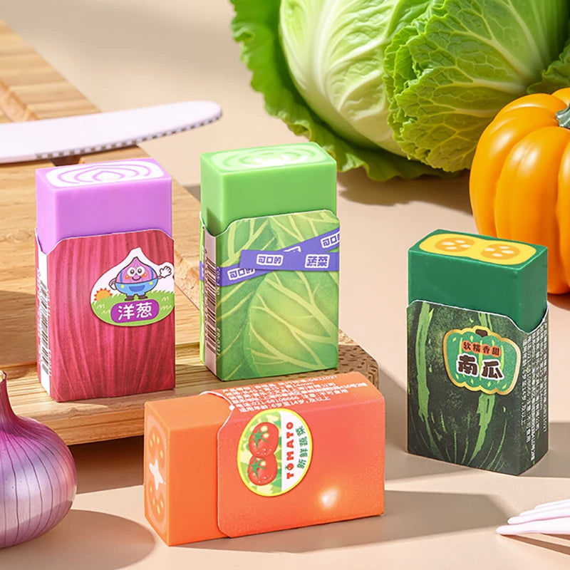 Eraser Vegetable shape 1pc Fun Kawaii