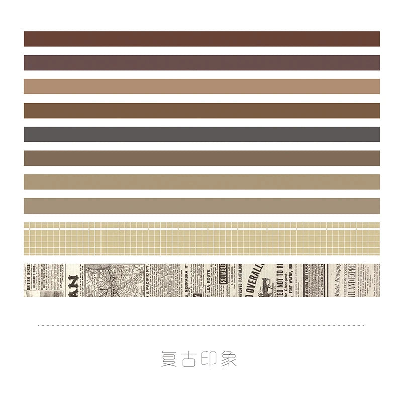 Washi Tape Kawaii 10 rolls Japanese