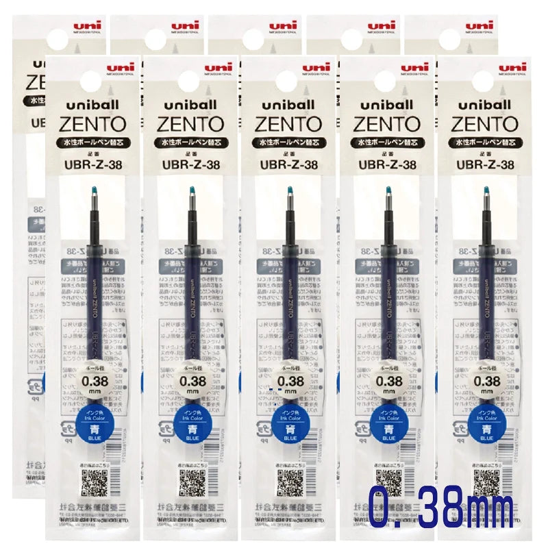 UNI-ball ZENTO Aluminum Grip Metal Pen,0.38/0.5mm With Original Refills
