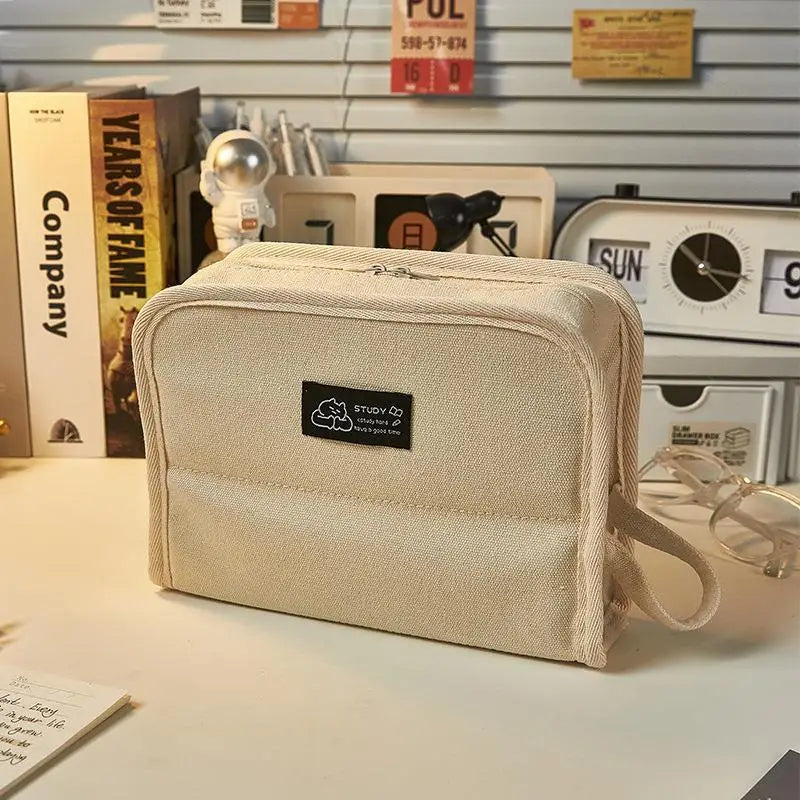 Pencil Case Canvas 1 Compartment Kawaii