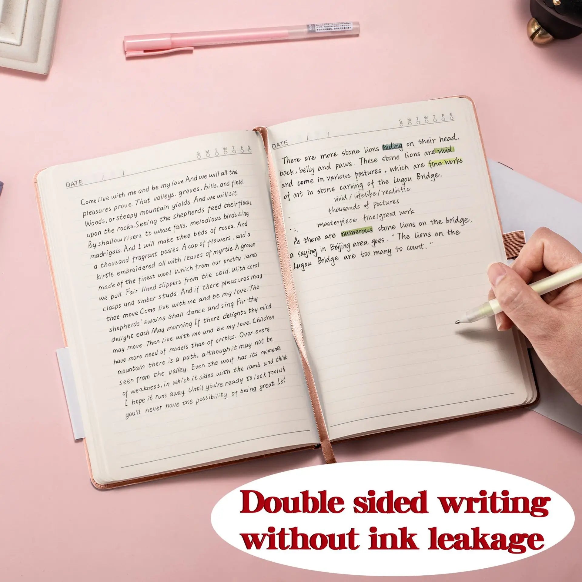 Notebook A6 Kawaii beautiful colours