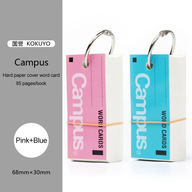 KOKUYO Campus Notebook Hard Paper Memory Card Portable 2pcs