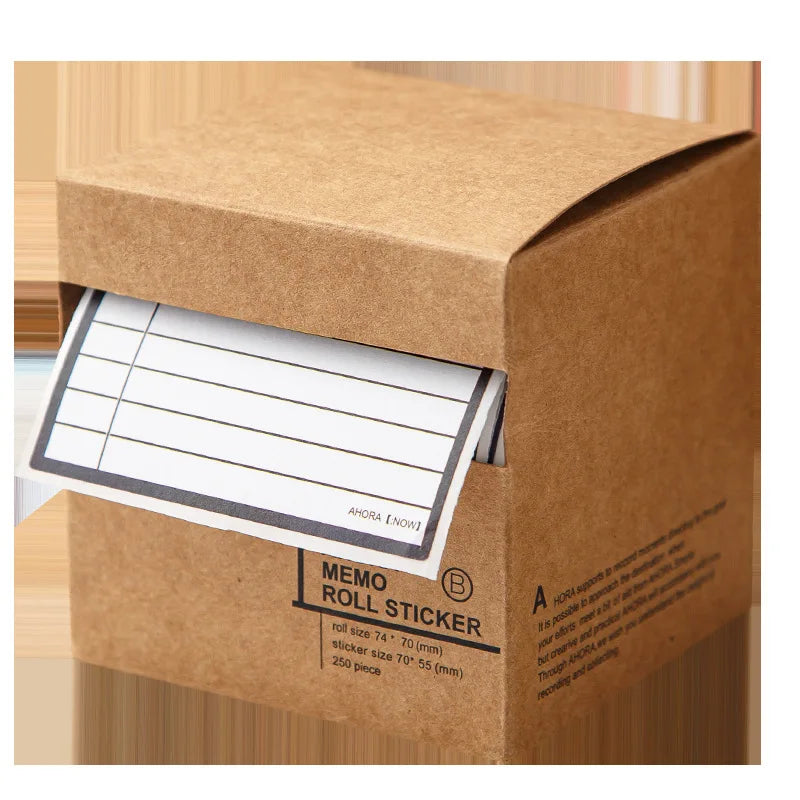 Sticky Notes Pull out from box Kawaii