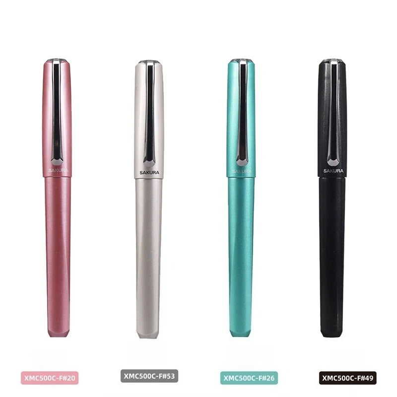Fountain Pen SAKURA 0.5mm Refillable with Ink Cartridge Japanese