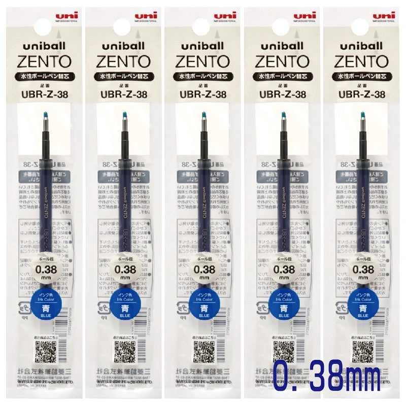 UNI-ball ZENTO Aluminum Grip Metal Pen,0.38/0.5mm With Original Refills