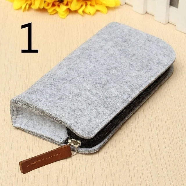Felt Pencil Case Stationery Office