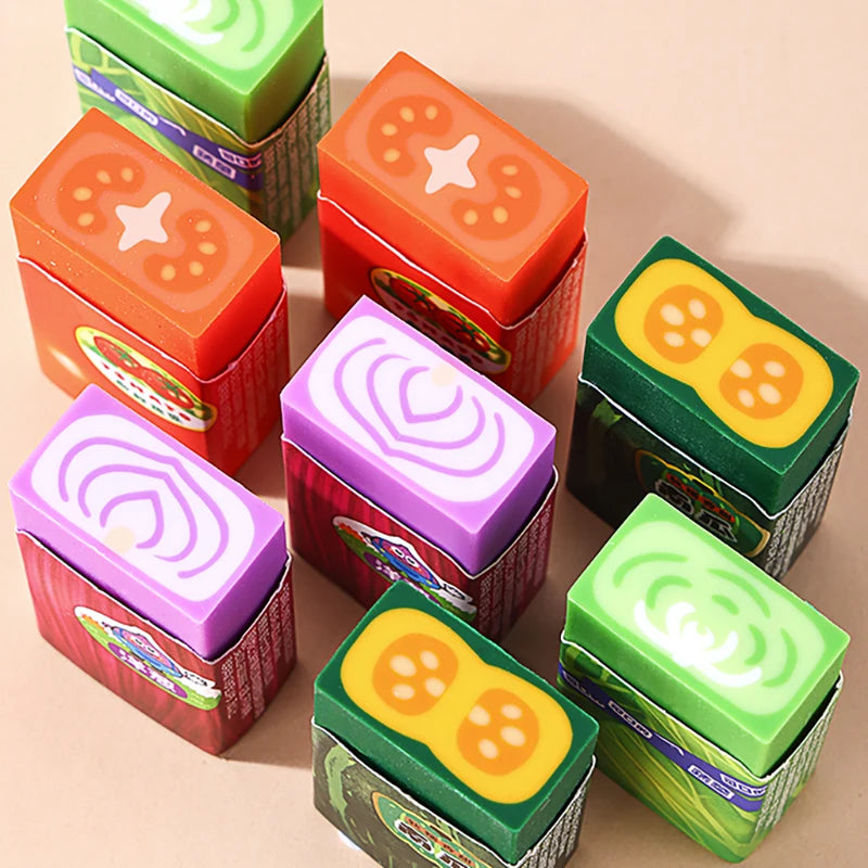 Eraser Vegetable shape 1pc Fun Kawaii