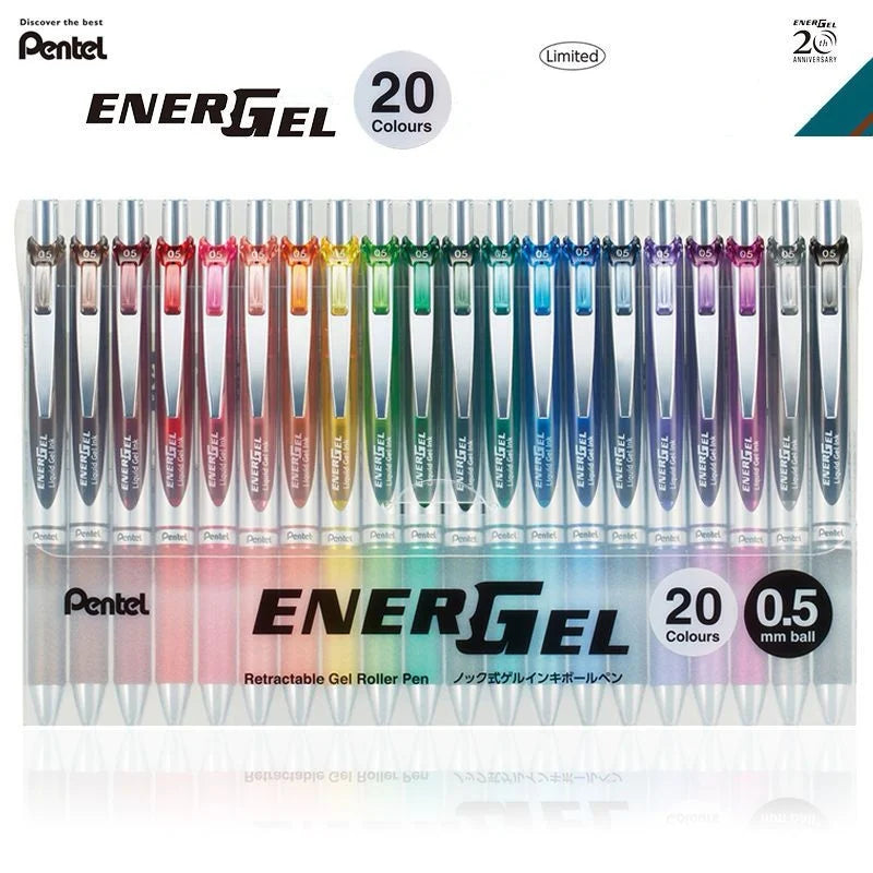 PENTEL  BLN75 Gel Pen 0.5mm 20th Anniversary Smooth And Quick-drying Press Water Pen Japanese