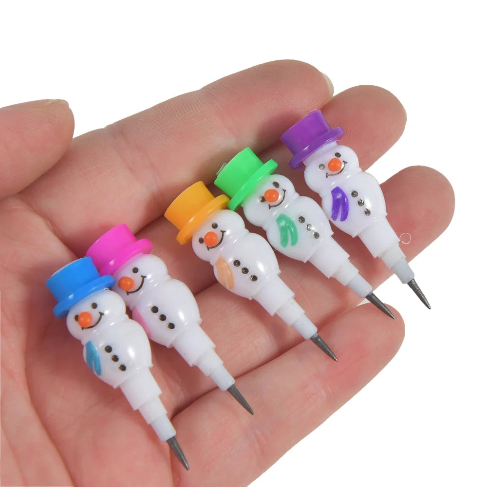 Detachable Pencils Christmas Snowman 9 pcs Kawaii