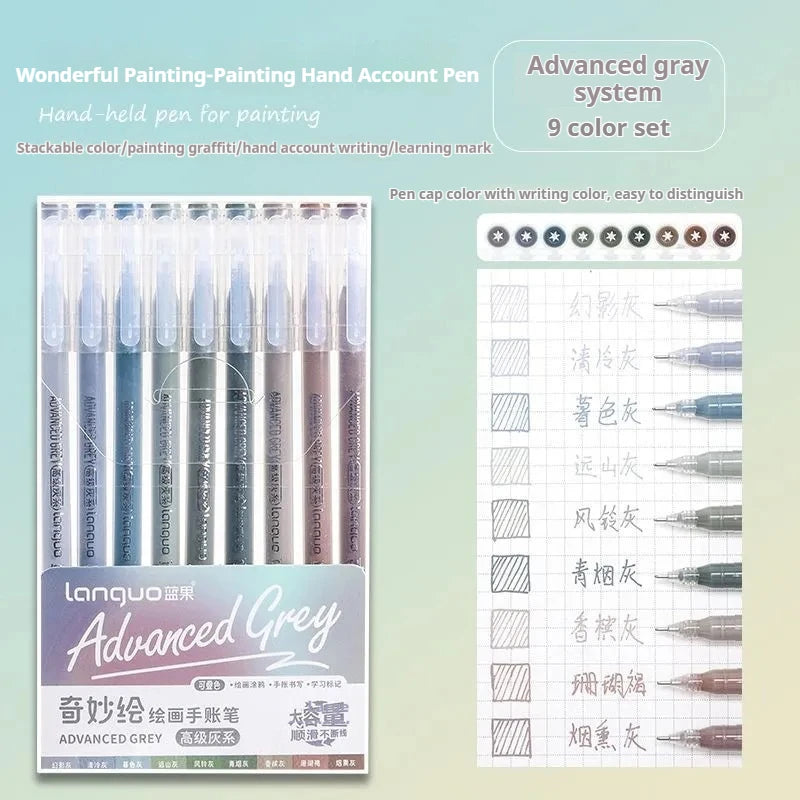 Gel Pen Set Kawaii Color 6/9pcs
