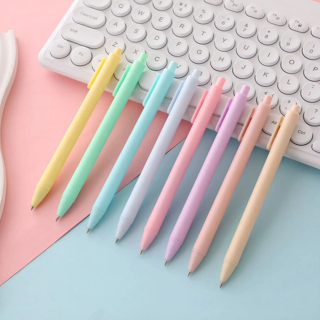 Ballpoint Pens 5 pcs Kawaii Pastel