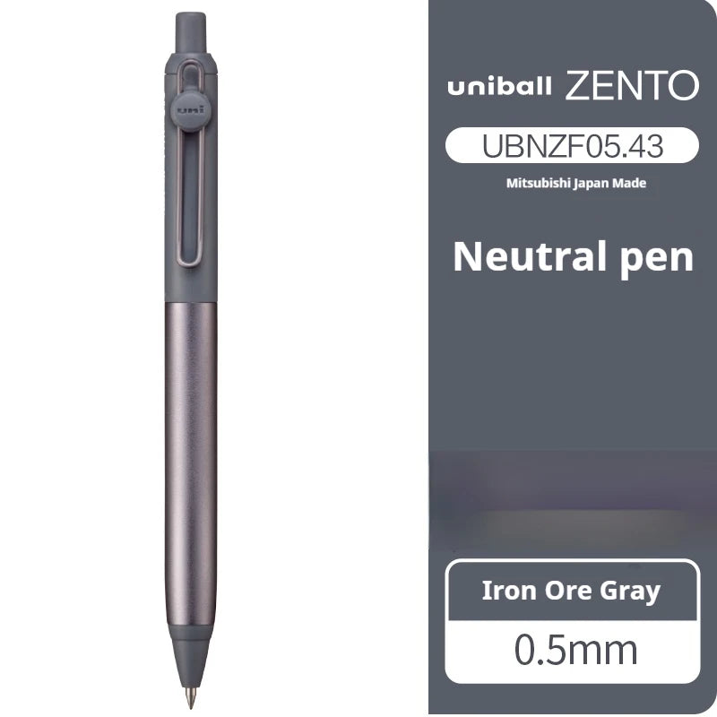 UNI-ball ZENTO Aluminum Grip Metal Pen,0.38/0.5mm With Original Refills