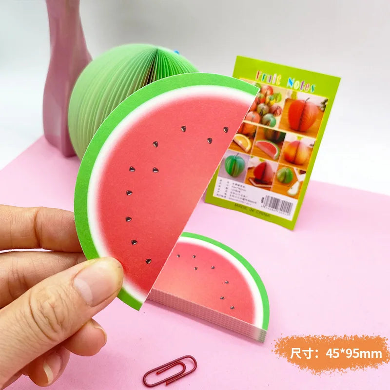 Sticky Notepads 125 Sheets Fruits Kawaii