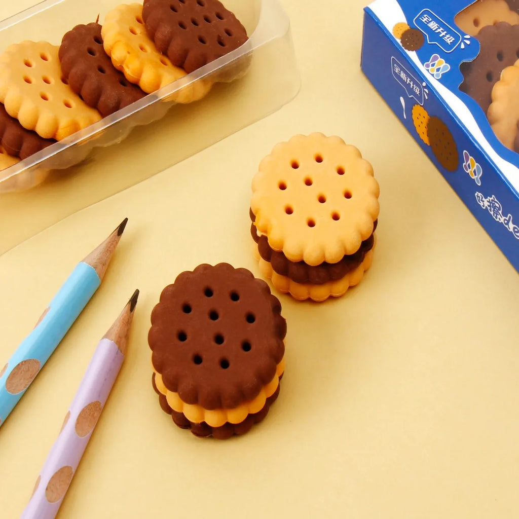 Eraser Cookie 1 box Fun Kawaii Gift