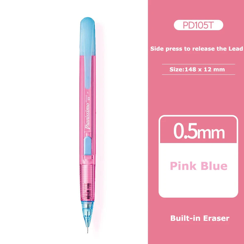 PENTEL Mechanical Pencil 0.5mm Transparent Anti Slip