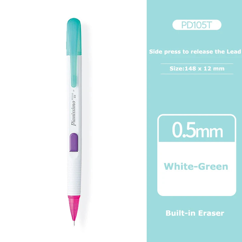 Mechanical Pencil PENTEL 0.5mm Transparent Anti Slip Japanese