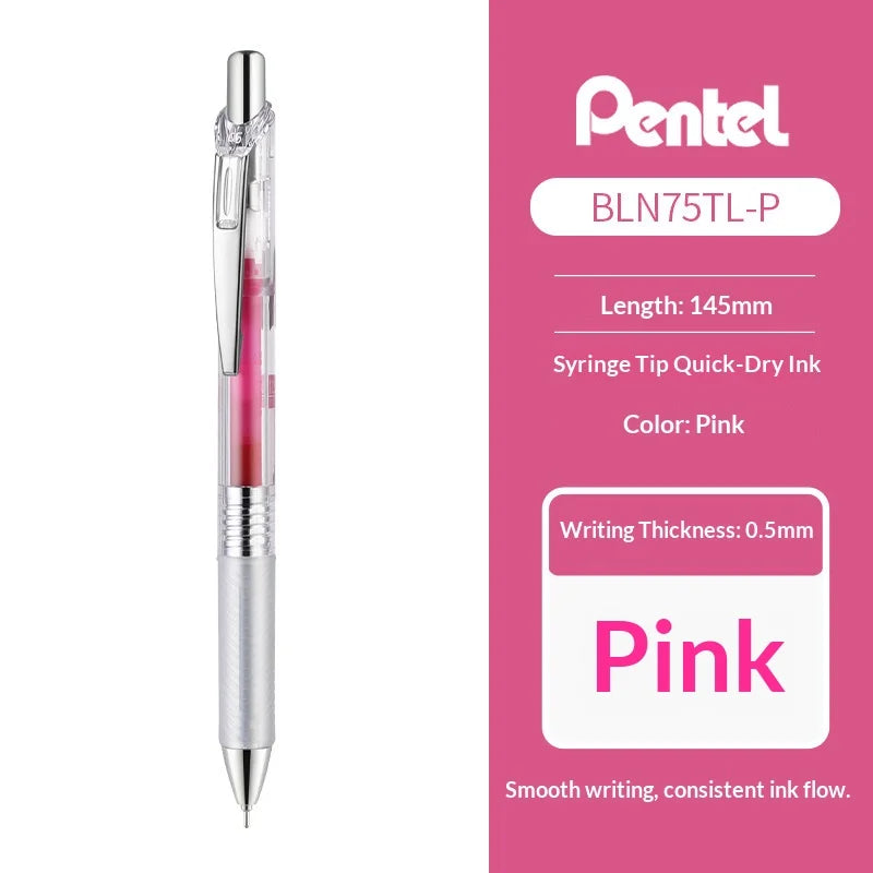 PENTEL EnerGel Colored Retractable Gel Pen, Quick-Dry In