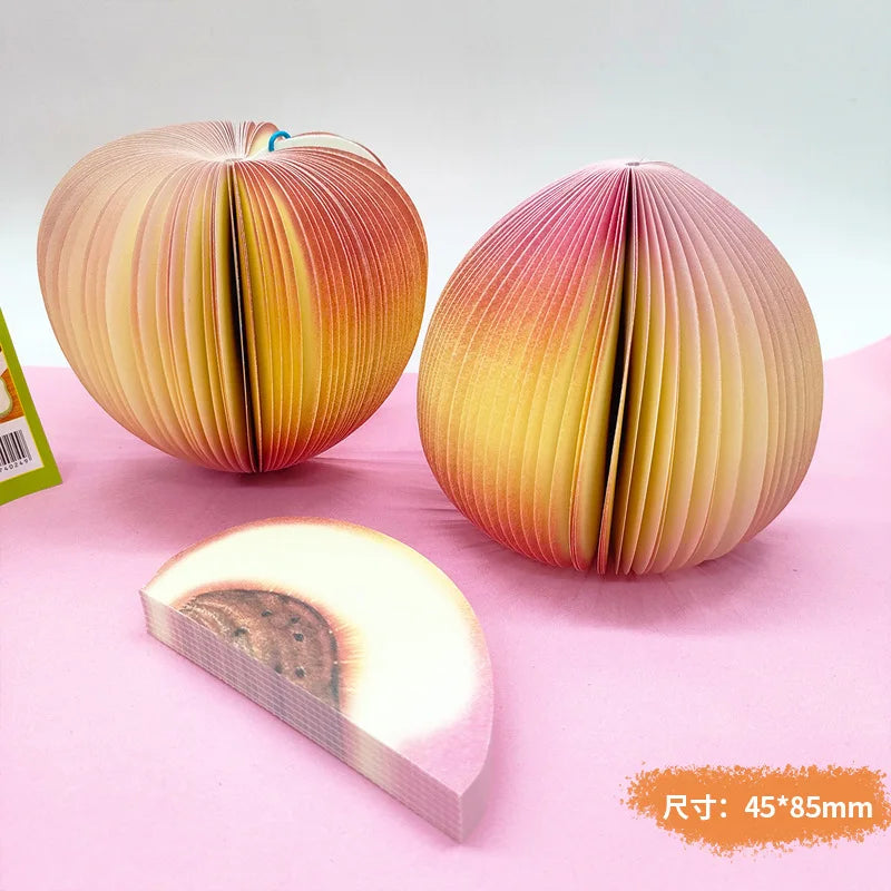 Sticky Notepads 125 Sheets Fruits Kawaii