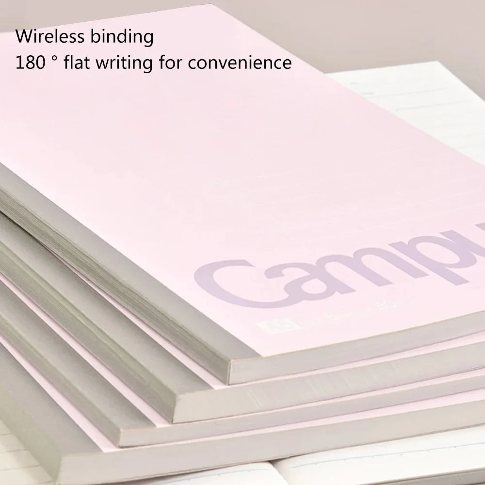 Japan KOKUYO Notebook 80 Pages Campus B5/A5 Soft Surface Wireless Binding Horizontal Line School Office Stationery