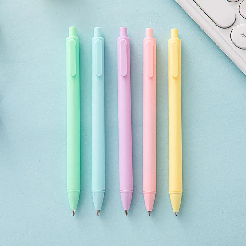 Ballpoint Pens 5 pcs Kawaii Pastel
