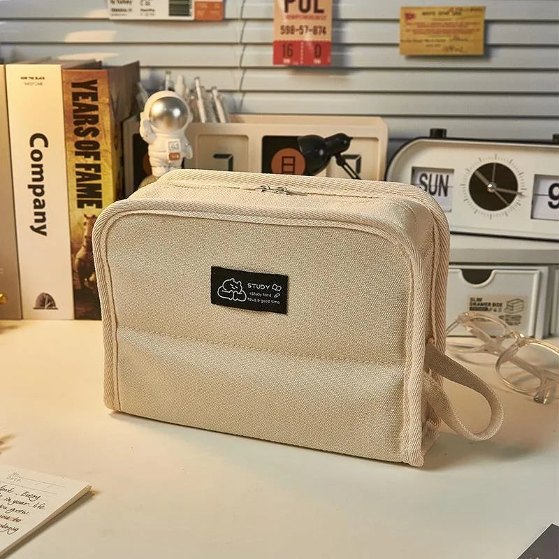 Pencil Case Canvas 1 Compartment Kawaii