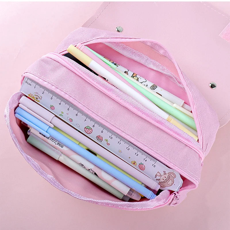 Pencil Case Kawaii 3D 2 Compartments Waterproof