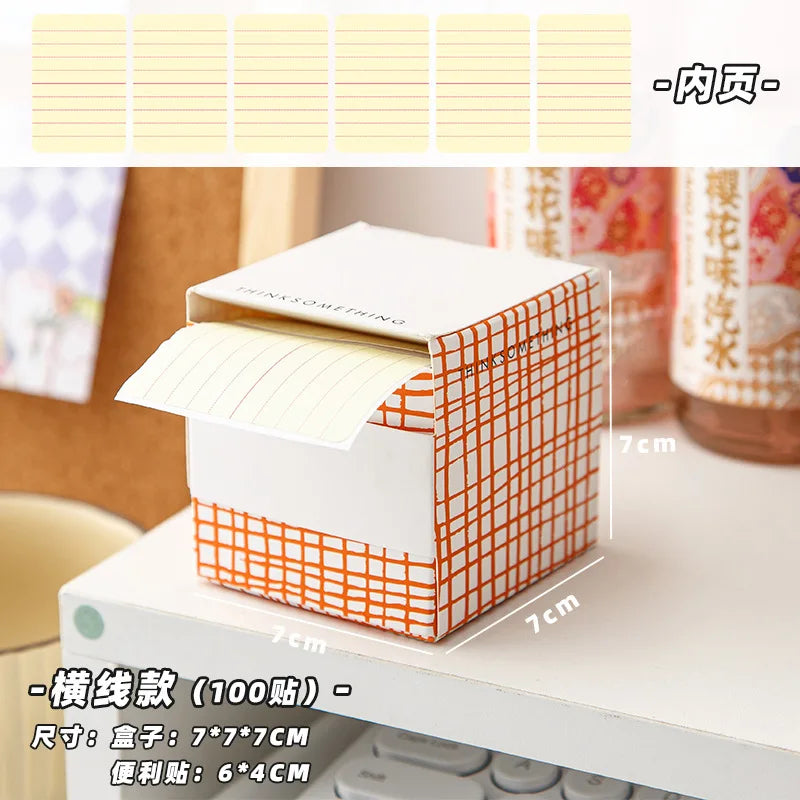 Sticky Notes Pull out from box Kawaii