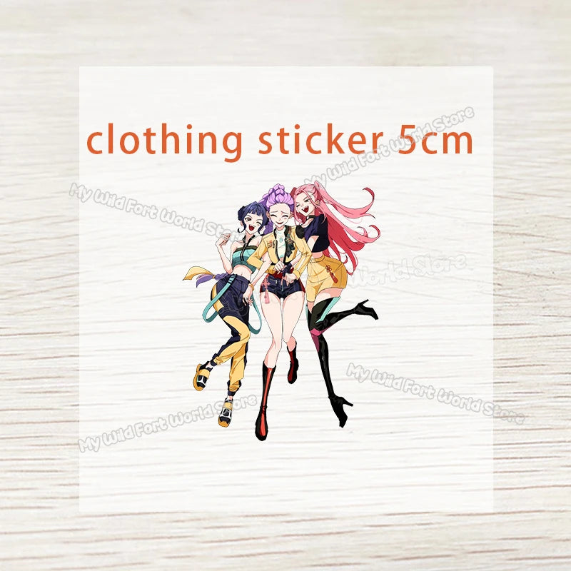 Bentopop clothing sticker with KPOP Demon Hunters design