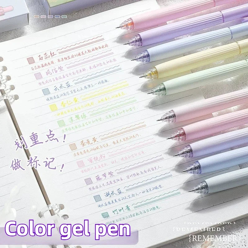 Gel Pen Set 0.5 mm 5 pcs Kawaii colours