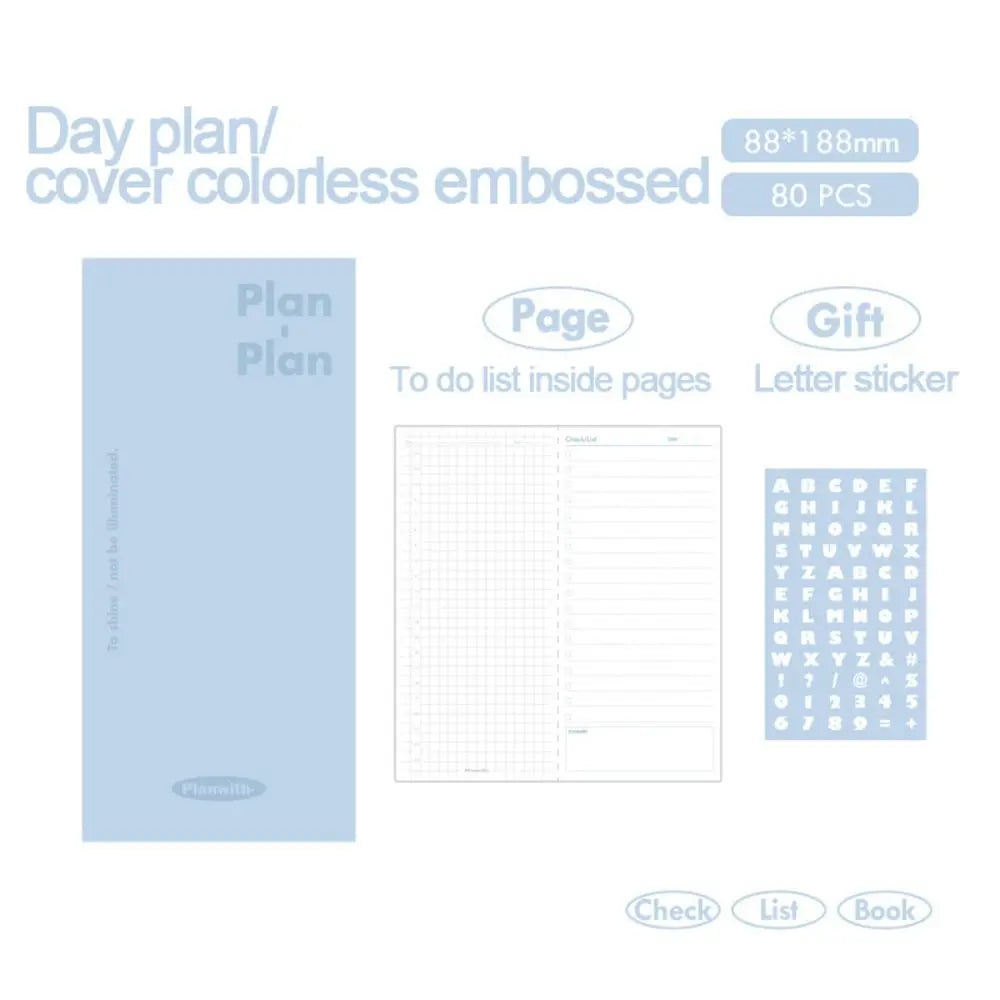 Notebook Planner Horizontal 80 sheets Fun Kawaii