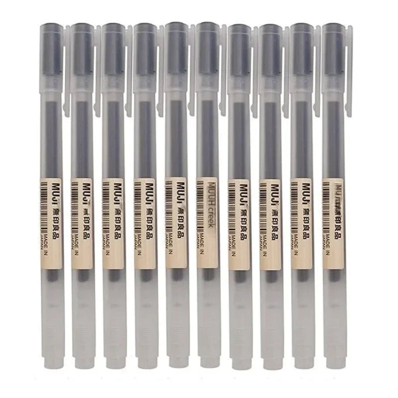 MUJIs Gel Pen Black/Red/Blue 0.38/0.5mm 6/8Pcs/Set
