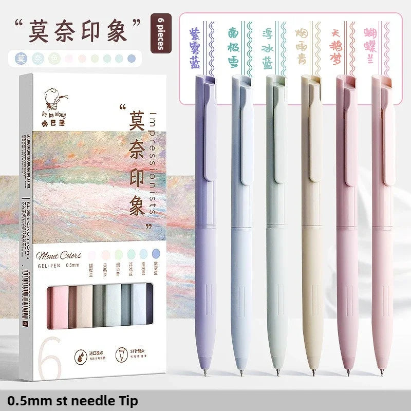 Gel Pen Set 0.5 mm 5 pcs Kawaii colours