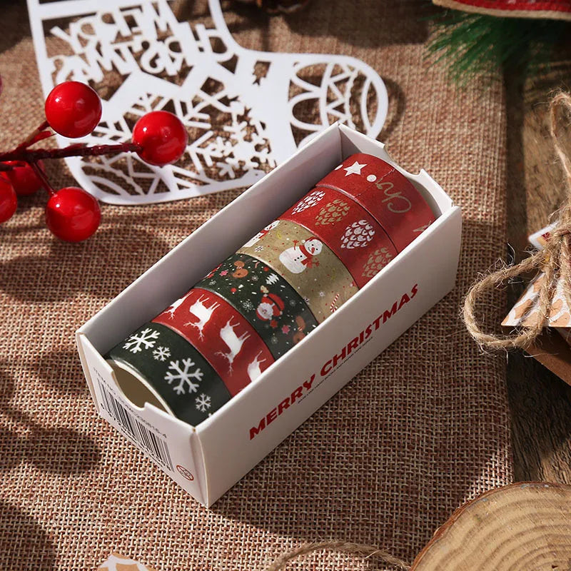 Washi Tape Christmas 6 pcs Japanese