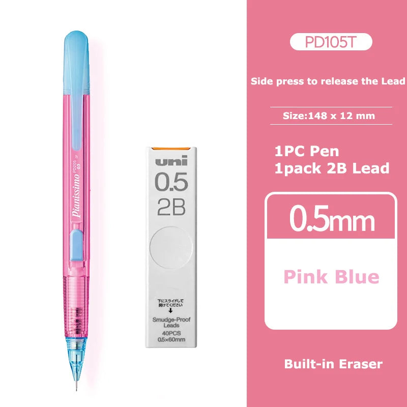 PENTEL Mechanical Pencil 0.5mm Transparent Anti Slip