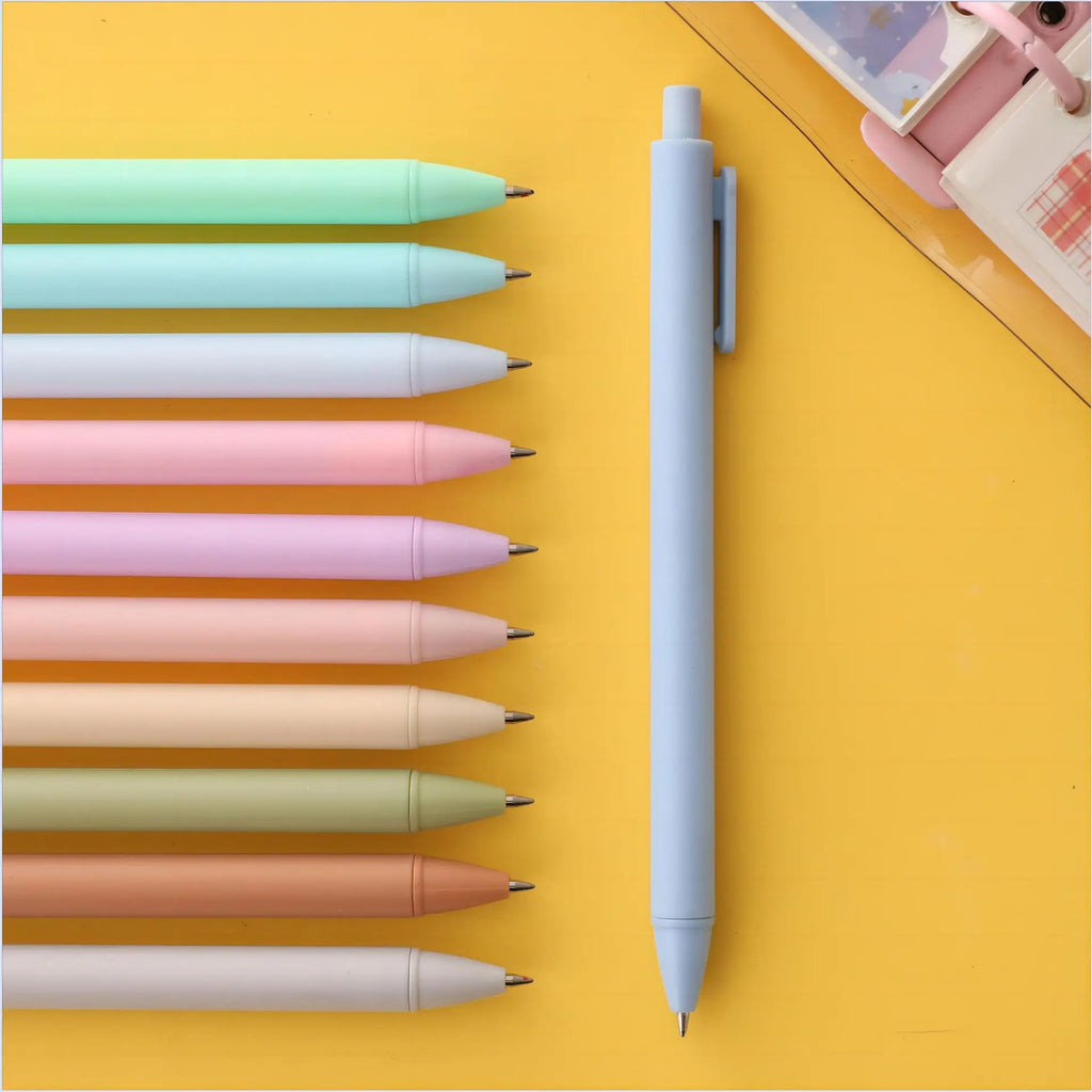 Ballpoint Pens 5 pcs Kawaii Pastel