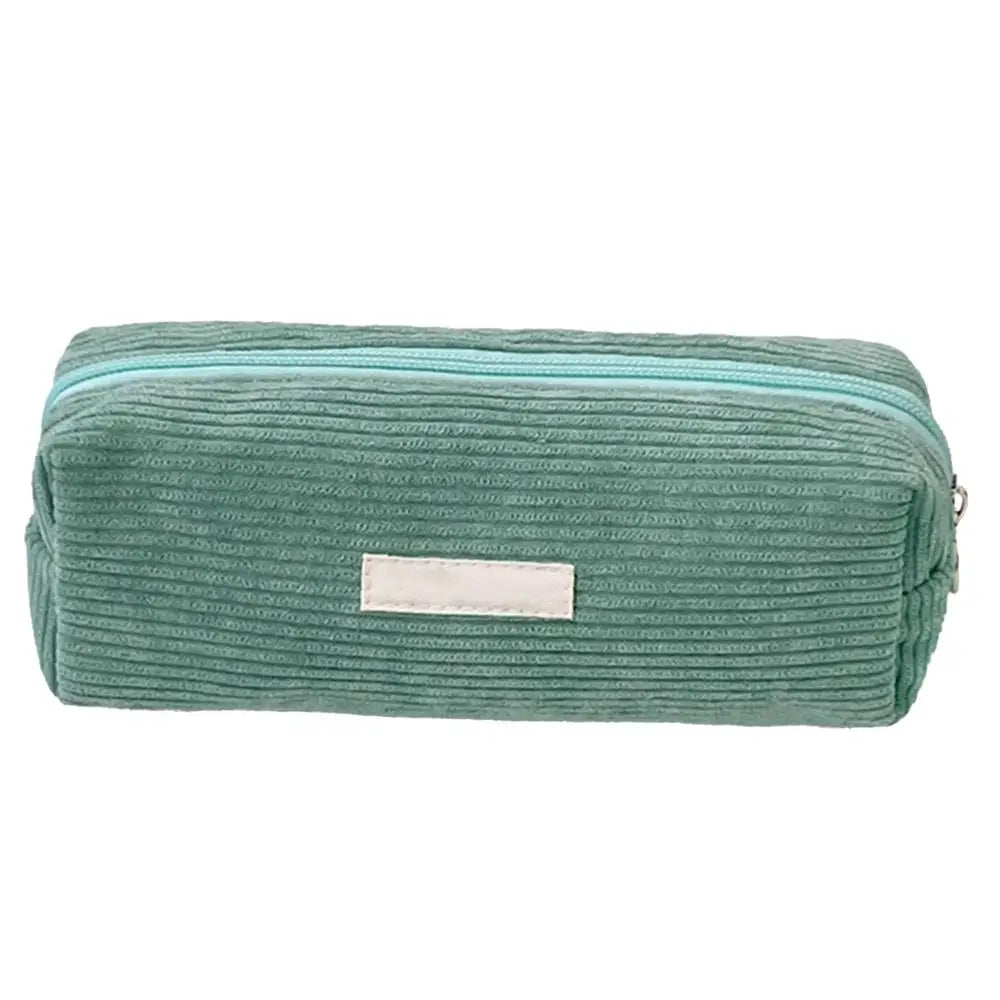 Pencil Case Corduroy Large Capacity1 Compartment Kawaii