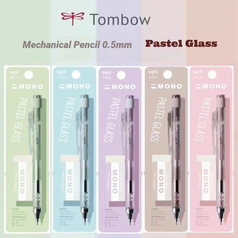 TOMBOW MONO Mechanical Pencil Eraser Set 0.5mm Pastel Limited Edition Japanese Stationery