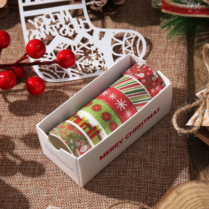 Washi Tape Christmas 6 pcs Japanese